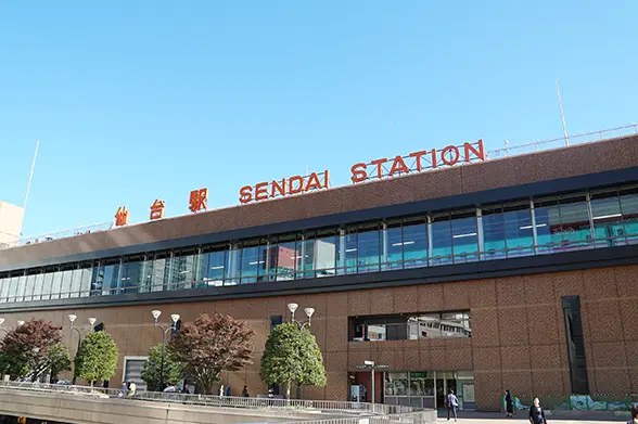 JR「仙台駅」西口を出ます